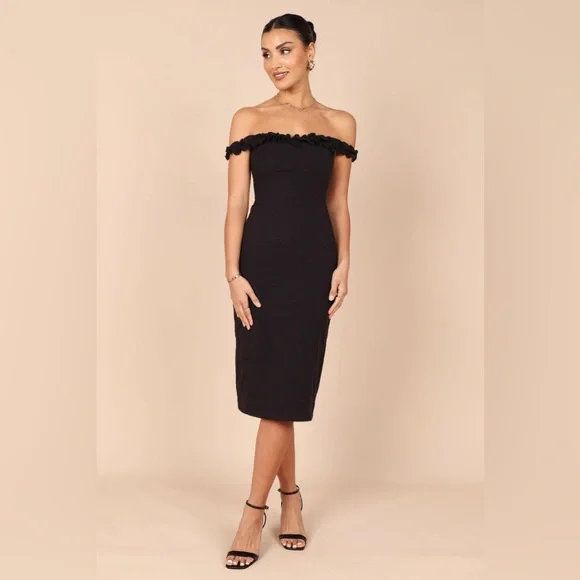 little black dress party Cute Bodycon Sweetheart Black Tight Short Homecoming Dresses AB24092308 –  Anniebride main image 0